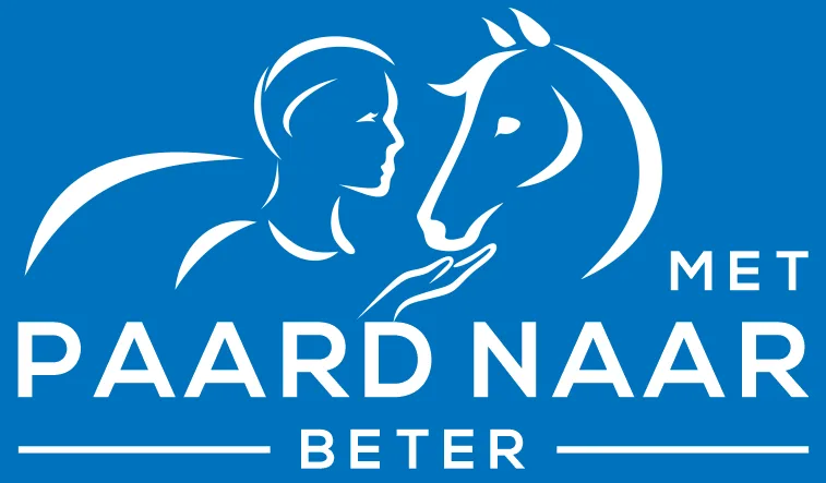 met paard naar blue backround
